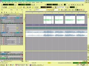 Track layout view of Music Creator