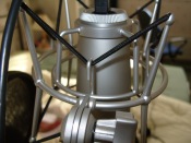 Close up of microphone